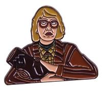 Twin Peaks My Log Has Something to Tell You Say Log Lady Margaret Lanterman David Lynch TV Show 1.25" Enamel Pin Badge