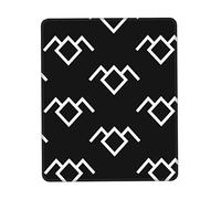 Twin Peaks Owl Mouse Pad,7 X 8.6 in ,Mat Square Waterproof Non-Slip Rubber Base for Computer Laptop Men Women Kids