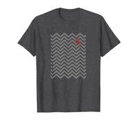 Twin Peaks Owl Pocket Backward and Forward T-Shirt, Men, Dark Heather Grey, Small