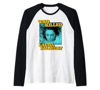 Twin Peaks Pop Art Laura Palmer TV Show Raglan Baseball Tee