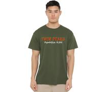 Twin Peaks Population Unisex T Shirt, Military Green, Large