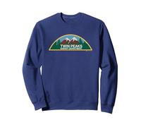 Twin Peaks Sheriff Department Sweatshirt, Adult Unisex, Navy Blue, Large