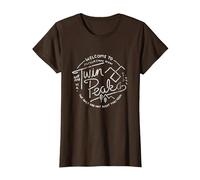 Twin Peaks Welcome to Twin Peaks Distressed Logo T-Shirt, Women, Brown, Small