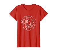Twin Peaks Welcome to Twin Peaks Distressed Logo T-Shirt, Women, Red, Medium