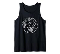 Twin Peaks Welcome To Twin Peaks Distressed Logo Tank Top