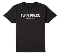 Twin Peaks Welcome Unisex T-Shirt - Black | Size: 5XL Twin Peaks Black 5XL