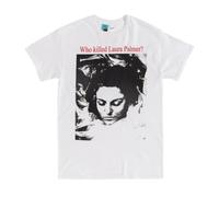 Twin Peaks Who Killed Laura Palmer White T Shirt with Back Print