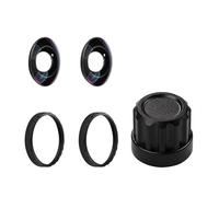 Twin Protective Glass Protectors Cover Light Transmission Hassle Less Replace for 360 Degree Video Captures High Transmittance Glass Lens