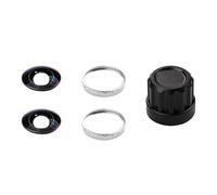 Twin Protective Glass Protectors Cover Light Transmission Hassle Less Replace for 360 Degree Video Captures High Transmittance Glass Lens