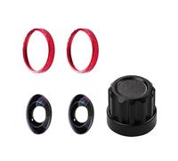 Twin Protective Glass Protectors Cover Light Transmission Hassle Less Replace for 360 Degree Video Captures High Transmittance Glass Lens