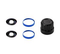 Twin Protective Glass Protectors Cover Light Transmission Hassle Less Replace for 360 Degree Video Captures High Transmittance Glass Lens