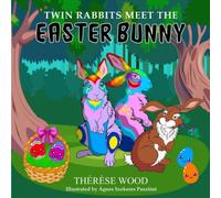Twin Rabbits Meet the Easter Bunny