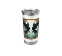 Twin Ravens: Pact Beneath the Moon Stainless Steel Insulated Tumbler