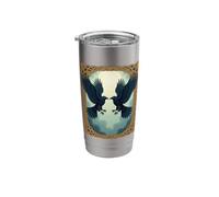 Twin Ravens: Pact Beneath the Moon Stainless Steel Insulated Tumbler