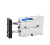 Twin-Rod Pneumatic Cylinder 10-32mm Aluminum Alloy Stroke 30 40 50 60 80 100 150 200mm Air with Quick Response(TN20,Stroke 50mm)
