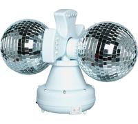 Twin Rotating Double Disco Ball Lamp