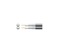 Twin Satellite Cable Black 100m