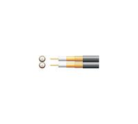 Mercury Twin Satellite Shotgun Coax Cable for Sky Q, Sky HD, Sky+, Freesat – Black