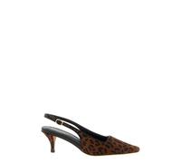 TWIN SET Animal Print Slingbacks 38