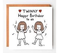 Twin sister Birthday Card, For Twin Sister,Twin Birthday Card,for Sister,For Her