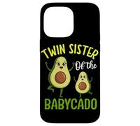 Twin Sister of the Babycado Cute Avocado Family Case for iPhone 14 Pro Max
