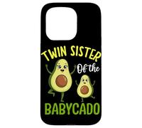 Twin Sister of the Babycado Cute Avocado Family Case for iPhone 15 Pro