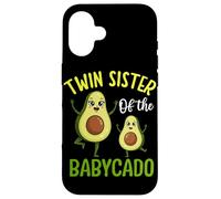 Twin Sister of the Babycado Cute Avocado Family Case for iPhone 16