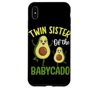 Twin Sister of the Babycado Cute Avocado Family Case for iPhone XS Max