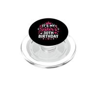 Twin Sisters Crown Love Family Graphic PopSockets PopGrip for MagSafe