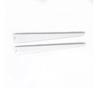 Twin Slot Shelving Brackets White - Heavy Duty Steel Bracket | Pack of 2-370mm / 37cm