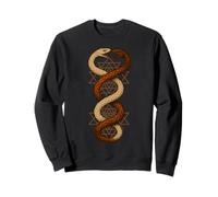 Twin Snake Sri Yantra Sacred Geometry Symbol Art Sweatshirt