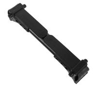 Twin Stroller Connector Adjustable 20-26cm Black Aluminium Plastic | Lightweight Linking Device, Simple Installation, Compatible with Multiple Brands for Park Walks and Family Outings