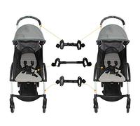 Twin Stroller Connector for Baby,Universal Baby Cart Pushchair Connectors Turns Two Single Strollers into a Double Stroller