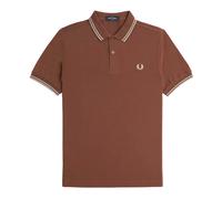 Twin Tipped Polo Shirt - male - Fred Perry - Polo Shirts - Brown - M - Tops M