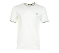 Twin Tipped T Shirt Light Ecru / Olive Mint, XXL