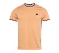 Twin Tipped T-Shirt - male - Fred Perry - T-Shirts - Orange - M - Tops M