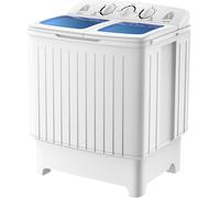 Twin Tub Washing Machine Washer With Time Control For Camping Dorms Gymax Blue One Size