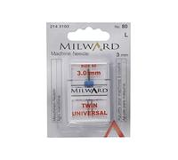 Twin Universal Sewing Machine Needles, 80/12 3mm