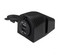 Twin USB Socket 12V/24V for RV for CARAVAN Boat Connectors, Perfect for Outdoor Use