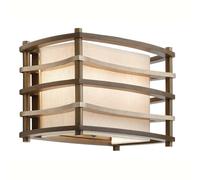 Twin Wall Light Sconce Cambridge Bronze LED E14 40W Bulb