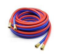 Twin Welding Torch Hose, Oxygen Acetylene Welding Hose 8mm ID Multiple Sizes Red Blue(28meter)