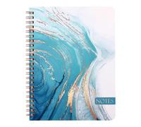 Twin-wire binding notebook 160 pages lined to write college with a width of 6.5x8.3 inches