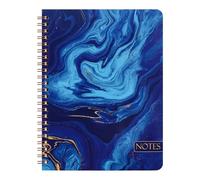 Twin-wire binding notebook 160 pages lined to write college with a width of 6.5x8.3 inches