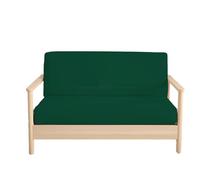 Twin-XL Size Futon Covers - 100% Egyptian Cotton Futon Slipcovers - Foldable Armless Sofa Cover - Twin-XL Size Futon Mattress Cover for Futon Sofa Bed - Zippered Futon Couch Cover, Olive
