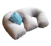 Twin Z Pillow + 1 Grey Cuddle Cover + Free Travel Bag!