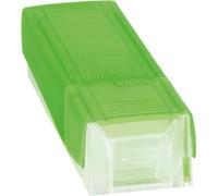 Brunnen Twinboxx Styrolux Index Card Box with Approx. 600 Cards A8 Pea Green