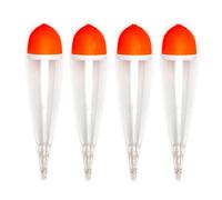 TwinCatch Predatory Fish Floats Pike Floats Set of 4 25 g Clear Floats