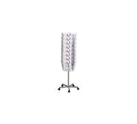 Twinco A4 Mobile Floor Standing Display 32 Compartments, Silver