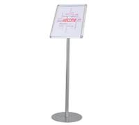 Twinco A4 Snap Frame Floor Standing Display, Silver