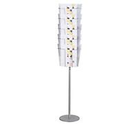 TWINCO Literature Display A4 Metal Silver